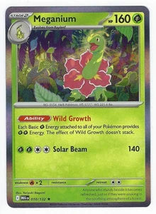 #010/132 Meganium Holo | ME01: Mega Evolution Near Mint or Better - Picture 1 of 2