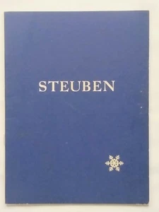 Vintage 1947 STEUBEN GLASS Catalog Christmas Book V. Good 24 Pages NYC Crystal - Foto 1 di 8