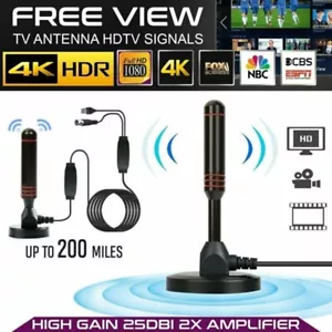 Antena digital HD Freeview TV aérea interior exterior para caravana camión HGV barco - Imagen 1 de 12