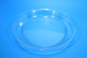 Plato de pastel de vidrio transparente vintage Pyrex #209 9" - Imagen 1 de 8
