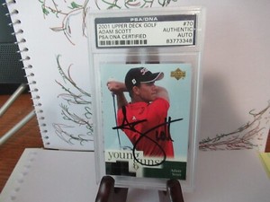 2001 Upper Deck #70 Adam Scott PSA/DNA Authentic Autograph