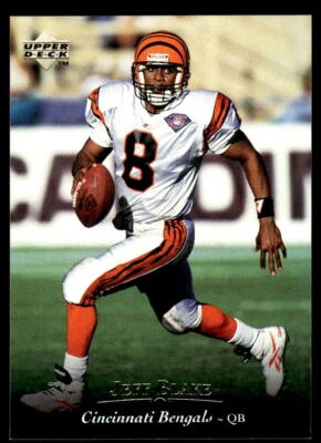 1995 Upper Deck #190 Jeff Blake Cincinnati Bengals Rookie Football Card - Image 1 of 2