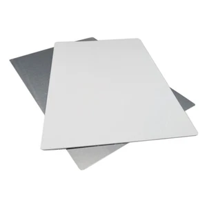Hoja de metal de aluminio placa de metal de sublimación de 12""x16"" 100 piezas blanca brillante 0,22 mm - Imagen 1 de 5