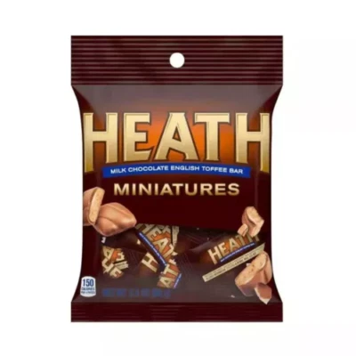 Hershey 1 Bag Heath Miniatures Candy Bars - Milk Chocolate English Toffee Can... - Image 1 of 3