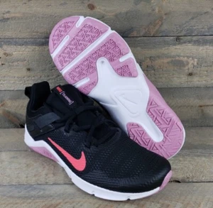 Neu Nike Legend Essential Damenschuhe Größe 9 schwarz purpurrot pink weiß CD0212 007 - Bild 1 von 13