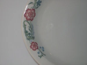 HOMER LAUGHLIN LARGE 14 INCH PLATTER WITH FLORAL BORDER - RESTAURANT WARE - Picture 1 of 4