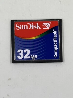 32mb Sandisk CompactFlash Memory Cards - 32 mb SanDisk Compact Flash - Image 1 of 2