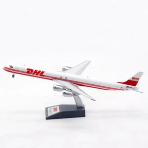 1:200 InFlight200 DHL DC-8-73F N801DH modello di aeromobile pressofuso con supporto - Foto 1 di 11