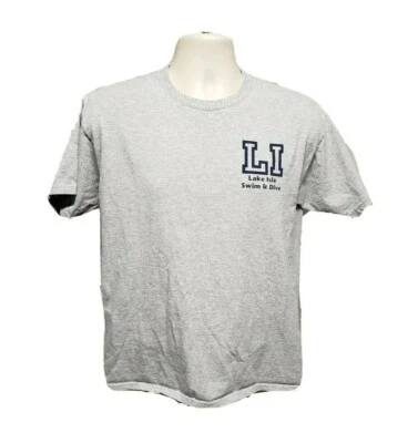 Lake Isle Swim Dive Westchester County Triple Crown Winners Boys Gray XL TShirt - Image 1 of 4