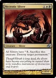 MTG - NECROTIC SLIVER - Planar Chaos (U) - Picture 1 of 1