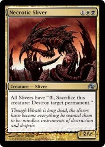 MTG - NECROTIC SLIVER - Planar Chaos (U) - Image 1 of 1
