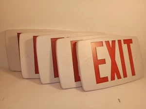 LITHONIA ILLUMINAZIONE INSEGNA USCITA TARGA FRONTALE 5x - Foto 1 di 12