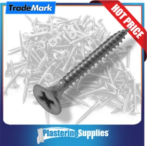 TradeMark Plasterboard Screws 6g x 32mm 1000 Piece Fine Thread Galvanized LS121 - Picture 1 of 3