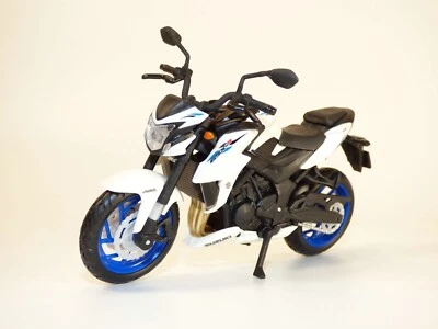 Moto SUZUKI GSX-S750 ABS blanc & bleu 1/18 - Bild 1 von 4