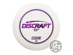 USED Discraft ESP Impact 174g White Purple Foil OOP Fairway Driver Golf Disc - Picture 1 of 2