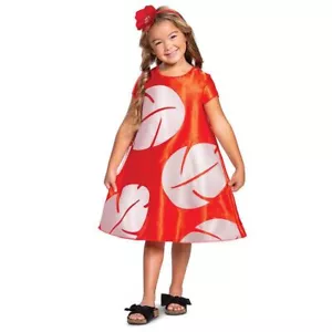 Lilo Girls Hawaiian Lilo & Stitch Cartoon Classic Halloween Costume Toddler 2t - Picture 1 of 6