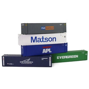 1pc/5pcs Échelle HO 1:87 Modèles de Conteneurs de Fret 45 Pieds - Picture 1 of 13