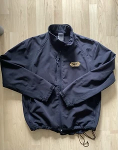 RUSSELL ATHLETIC XL FLEECE LINED MANS BLACK JACKET - Picture 1 of 5