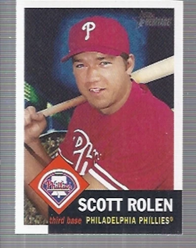 2002 Topps Heritage  #246N Scott Rolen Night SP - NM-MT  - Image 1 of 1