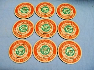 50 NARANJA-ADE Sisson's Dairy North Norwich NY Mancha Verde Naranja Ade - Imagen 1 de 3