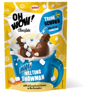 OH WOW Mini Melting Snowman Karamellcreme Trinkschokolade 120g - Picture 1 of 1