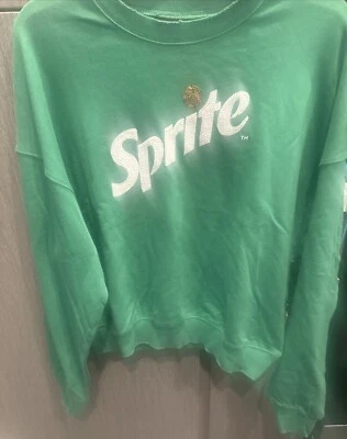 Pullover de lentejuelas con gráfico Sprite envejecido FOREVER21 pequeño Foto 1 de 4
