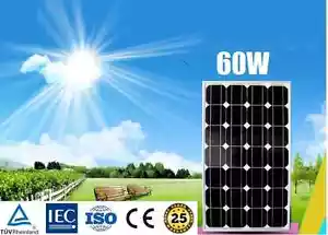 12V 60W MONO SOLAR PANEL HOME GENERATOR CARAVAN BATTERY CHARGING CAMPING POWER - Picture 1 of 2
