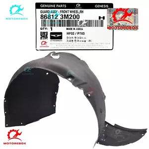 ✅GENUINE ✅Fender Guard Assembly Front Wheel RIGHT for 2009-14 GENESIS 868123M200 - Picture 1 of 3