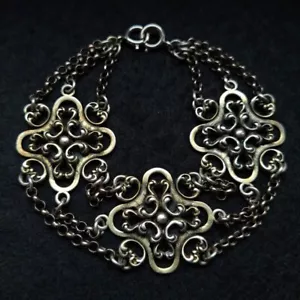 Antikes Trachten Armband min 800 Silber alt um 1900 selten - Bild 1 von 12