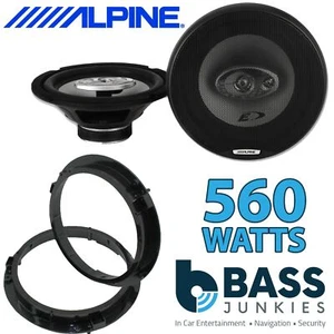 Alpine SXE 8" 3Way Speakers Fits Audi A1 2010-2017 Front Doors - Picture 1 of 5