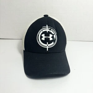 Under Armour Hockey Youth XS/S White and Black Mesh Hat Cap / Kids / Fitted - Picture 1 of 6