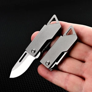 Mini EDC Pocket Knife Foldable Survival Tool Outdoor Camping Hiking Fishing - Picture 1 of 4