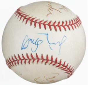 NYPD Blue Cast Multi-Signed Baseball. - Picture 1 of 1