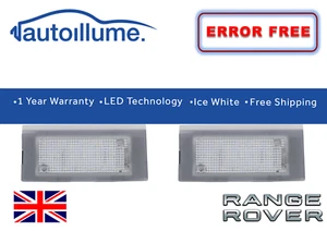 Land Rover Range Rover LED matrícula luces unidades Canbus sin errores - Imagen 1 de 2