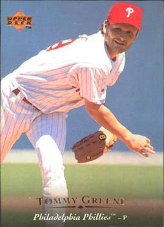 #379 Tommy Greene - Philadelphia Phillies - 1995 Upper Deck Baseball - Image 1 of 1