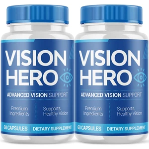 (2 Pack) Vision Hero, VisionHero Eye Supplement for Vision Health (120 Capsules) - Picture 1 of 8