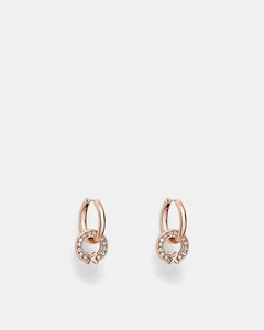 Mimco Encanto Charm Hoop Earrings , Rose Gold, Jewellery ,  BNWT - Picture 1 of 4