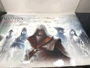 Assassin's Creed Brotherhood Autographed Signed Poster by Game Devs, NEW SEALED - Picture 1 of 8