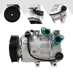 Air AC Compressor w/ Clutch For 11-14 Hyundai Sonata/ 2011 Kia Optima 2.0L 2.4L - Bild 1 von 20