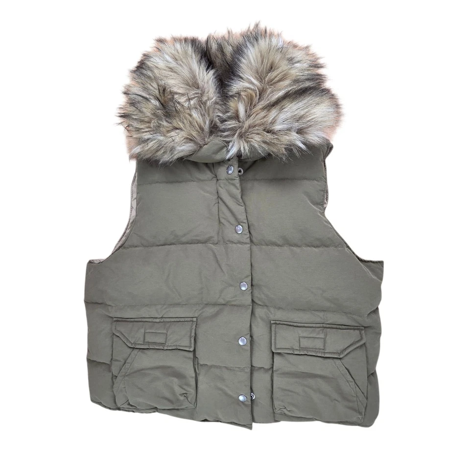 Denim & Supply Ralph Lauren Mujer XL Abajo Body Calentador Chaleco Puffer Verde De Colección Foto 1 de 4