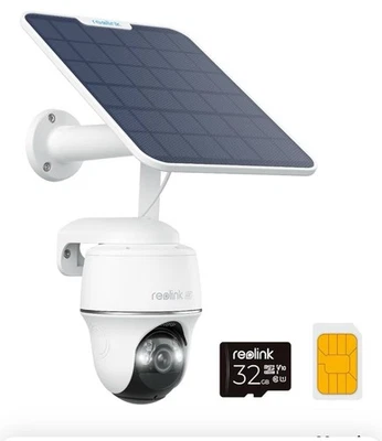 Reolink 1080P HD Pan&Tilt Outdoor Security WiFi Battery Camera - Black Solar Pan - Image 1 of 4