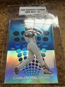 2004 Topps Finest #81 Royals Carlos Beltran Refractor MBS Graded 10 Gem Mint - Bild 1 von 1