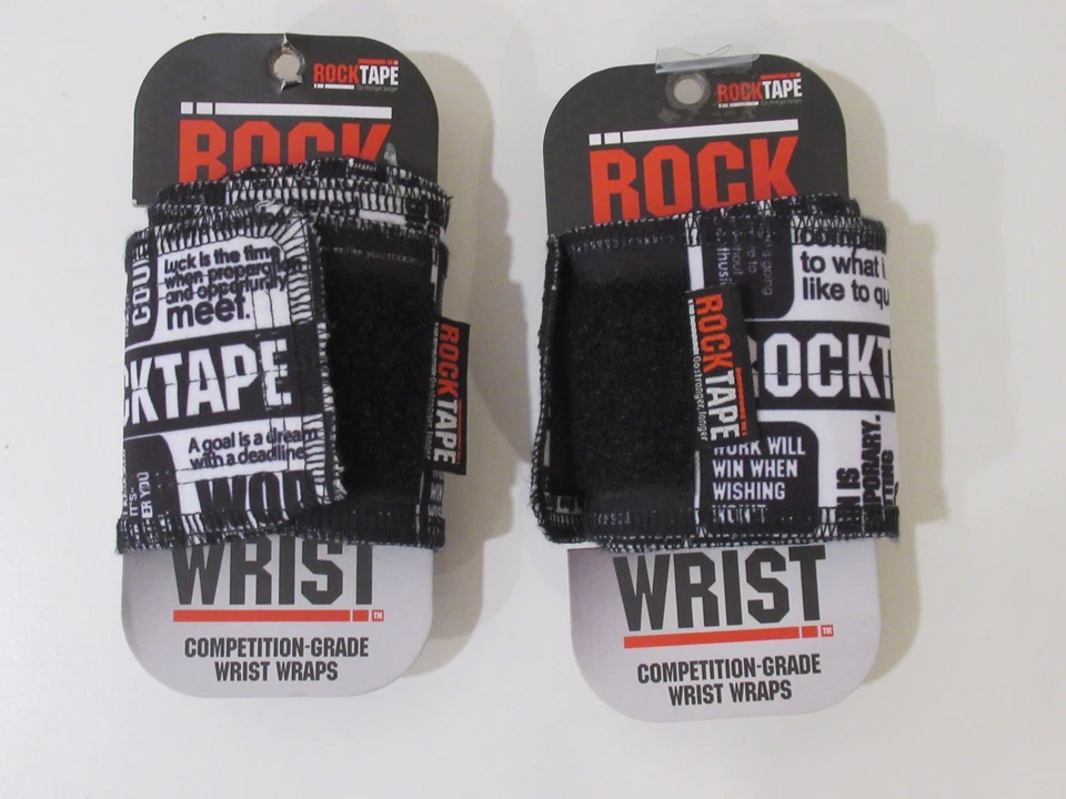 Muñequeras Rock Tape grado competitivo fitness 2 paquetes ~~TOTAL DE 4 ENVOLTURAS~~ Foto 1 de 1
