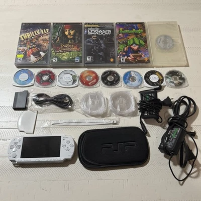 Sony PSP 2001 Star Wars Darth Vader Edition Console W Games Movies Accessories - Image 1 of 4