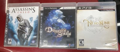 Ps3 Games: Demon's Souls, Assassins Creed, Ni No Kuni - Image 1 of 4