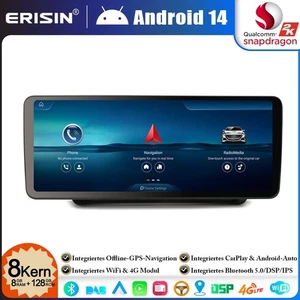 12.3" 128GB 8-Kern Android 14 Autoradio Mercedes E-Klasse W207 C207 A207 NTG 4.5 - Bild 1 von 22