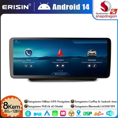 12.3" 128GB 8-Kern Android 14 Autoradio Mercedes E-Klasse W207 C207 A207 NTG 4.5 - Bild 1 von 4