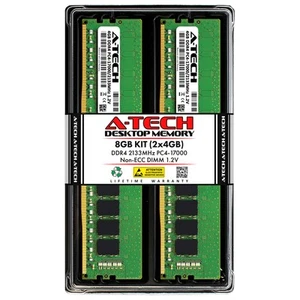 8GB 2x 4GB DDR4-2133 Dell XPS 8900 8910 Memory RAM - Picture 1 of 4