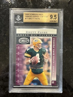 2000 Donruss Preferred QBC первая печать 1125 Beckett Gem как новая 9,5 - Изображение 1 из 4