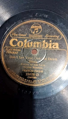 Charlie Poole DON'T LET YOUR DEAL GO DOWN / CAN'T SLEEP IN YOUR BARN VG - Image 1 of 2